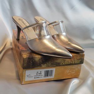 Bella Vita Blakely II Pointed Toe Mules (Women) - 10 M